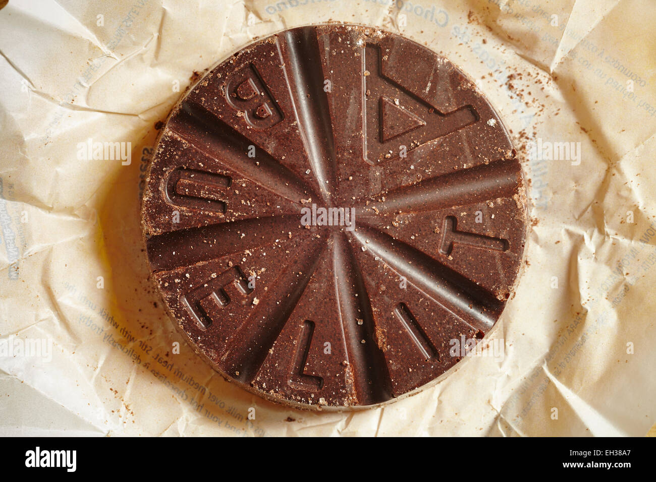 Mexican Hot Chocolate Disc Stock Photo