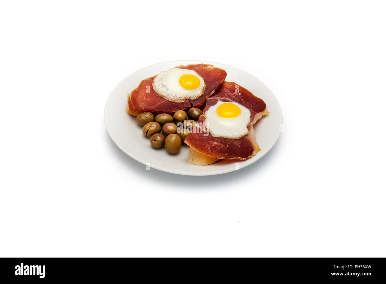Typical Spanish food of bar Stock Photo