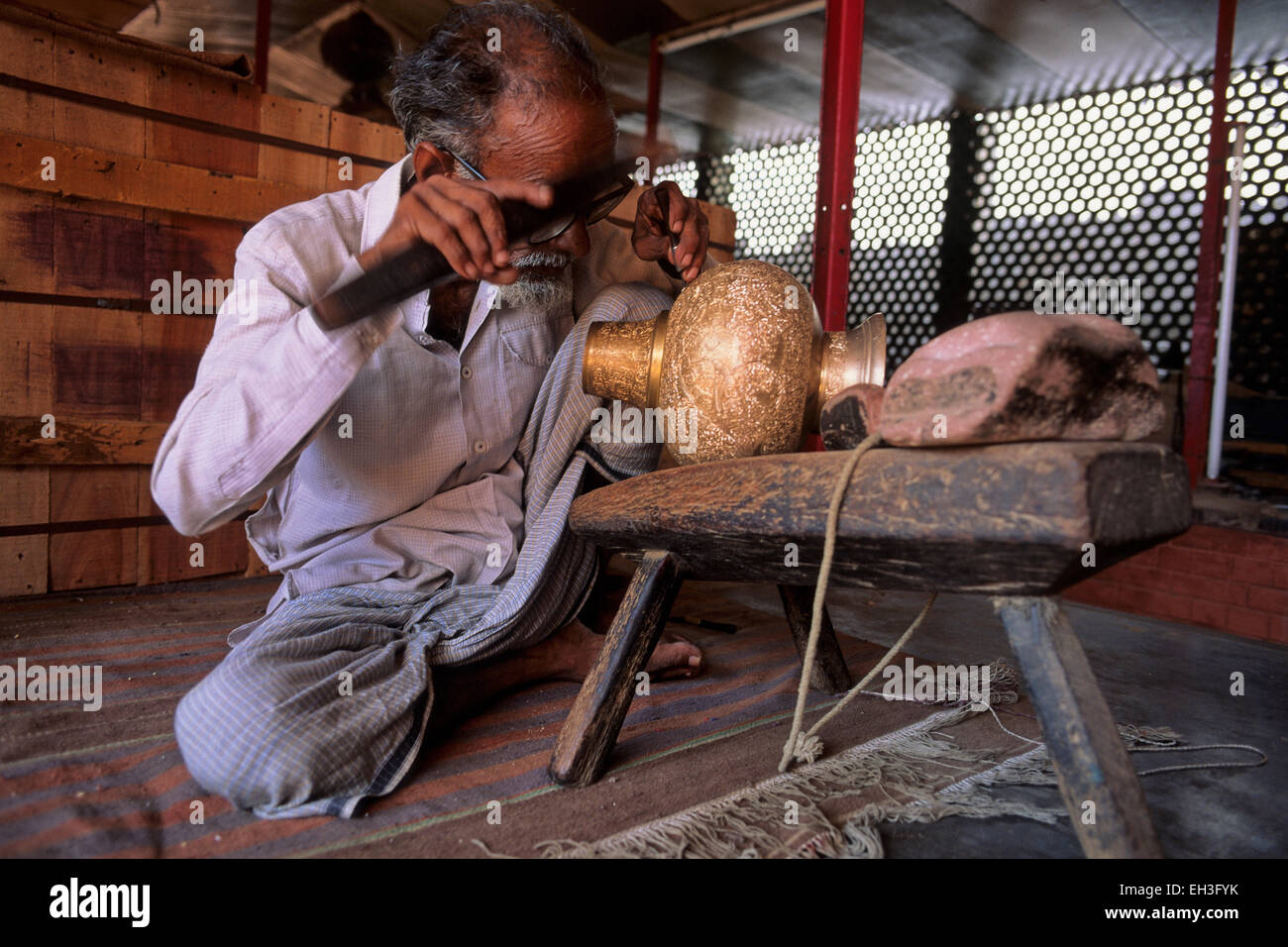Indian goldsmith hires stock photography and images Alamy