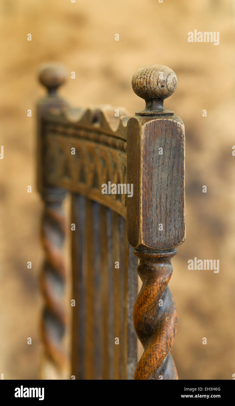 Antique Barley Twist Chair Restoration Repair, Sanding and Doweling