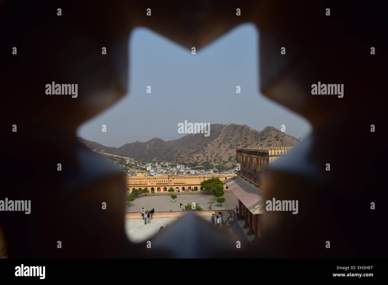 Amer fort palace hi-res stock photography and images - Alamy