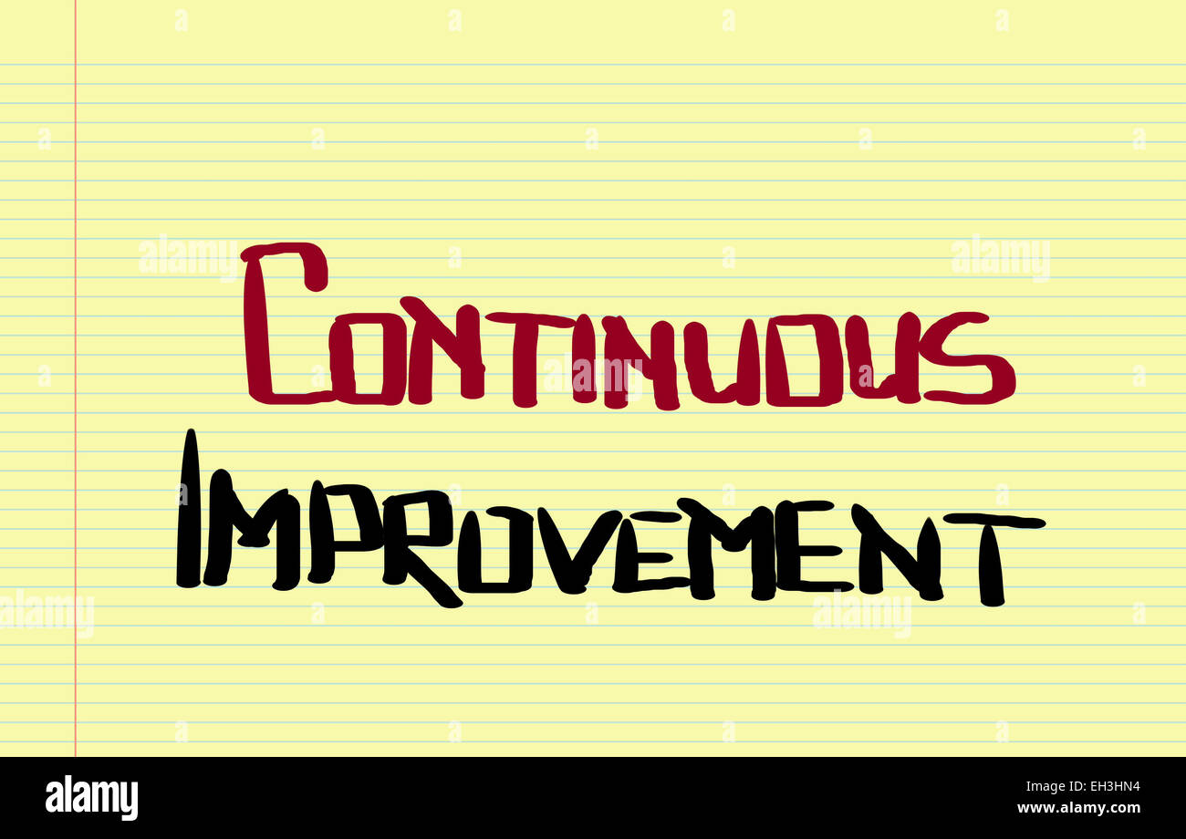 Continuous Improvement Concept Stock Photo
