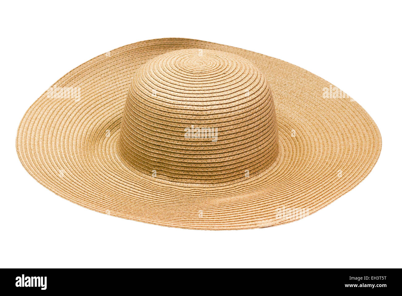 straw hat isolated on white background Stock Photo - Alamy