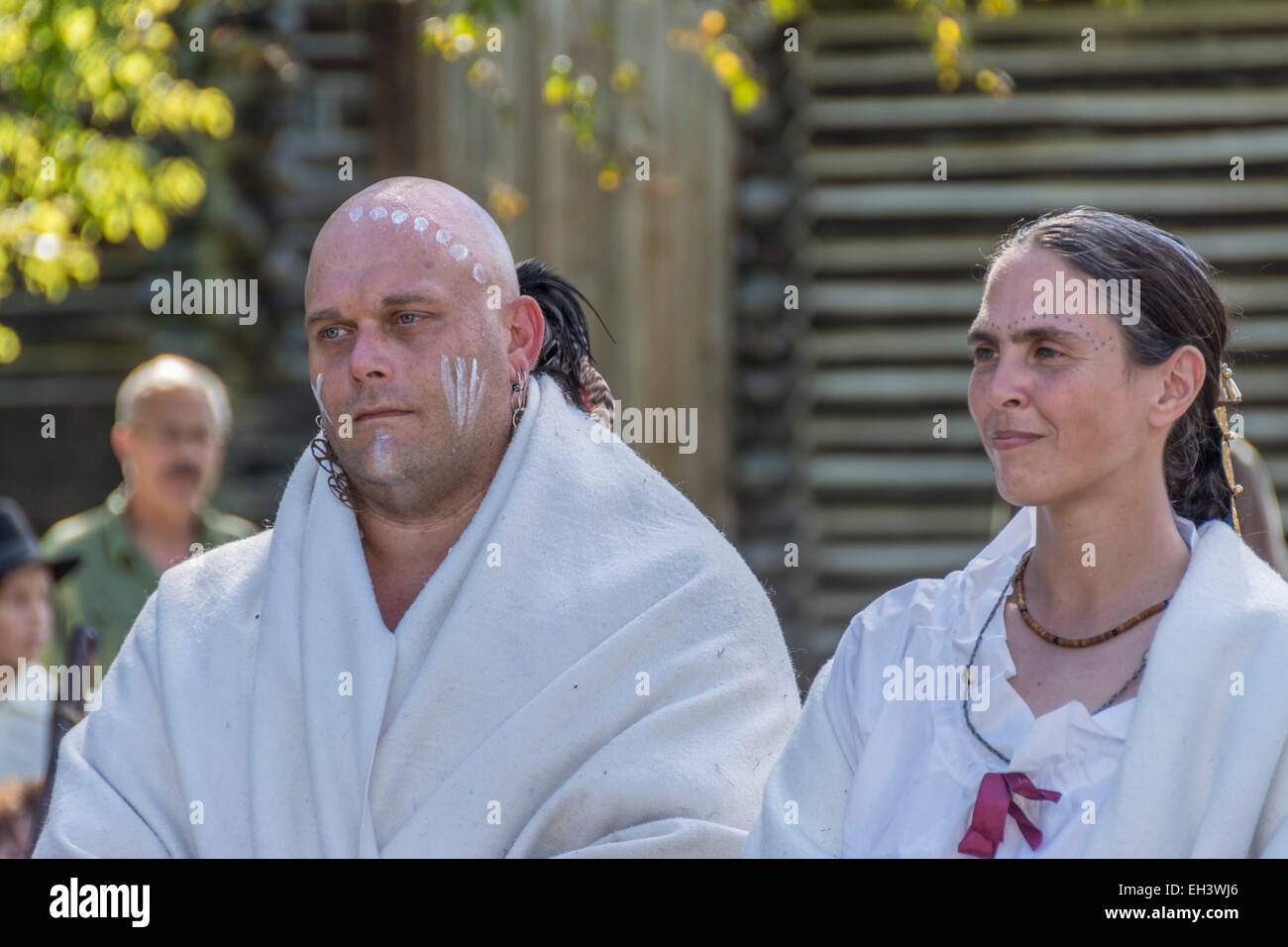 Traditional Cherokee Native American Wedding Ceremony Conducted At