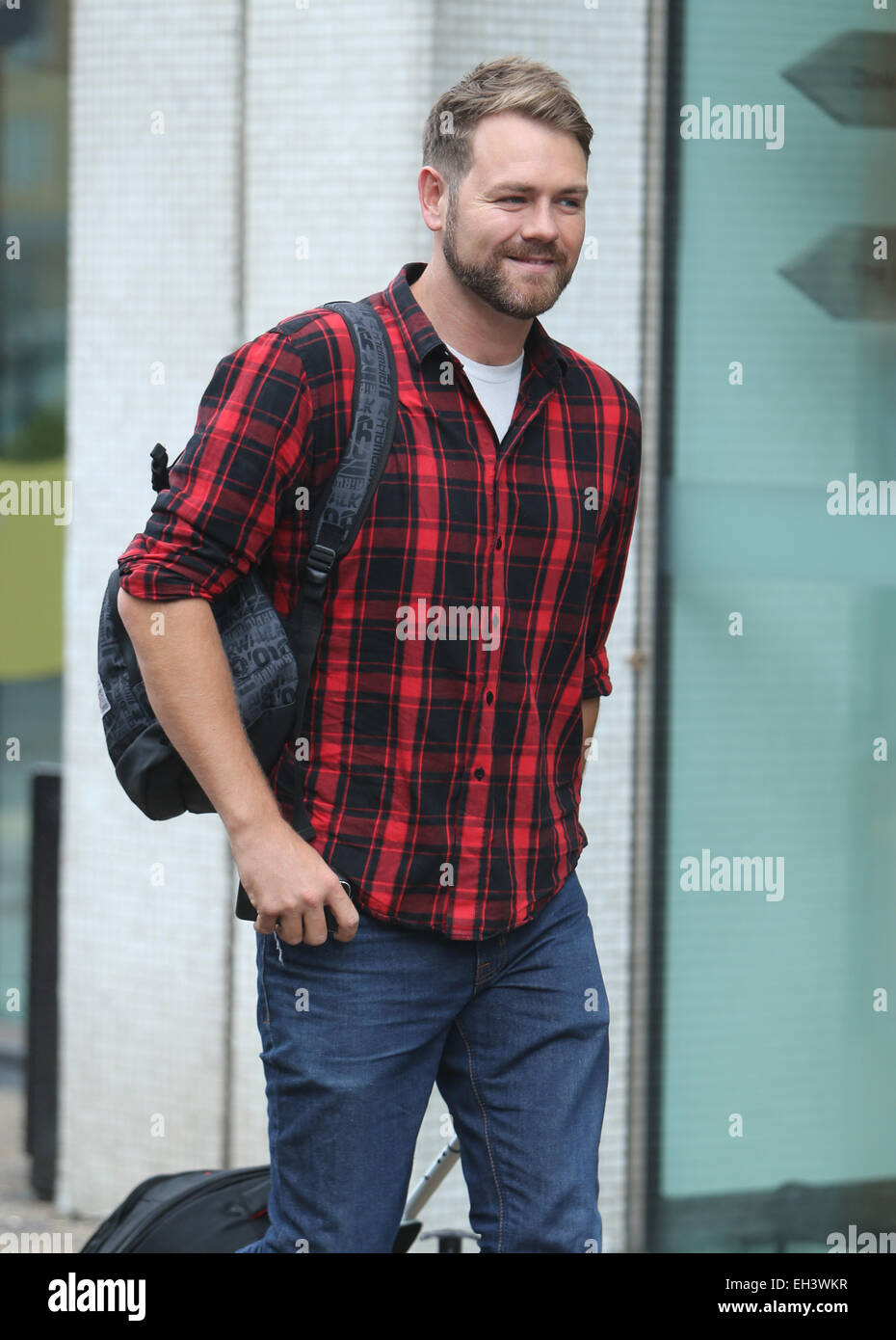 Brian McFadden outside ITV Studios Featuring: Brian McFadden Where ...