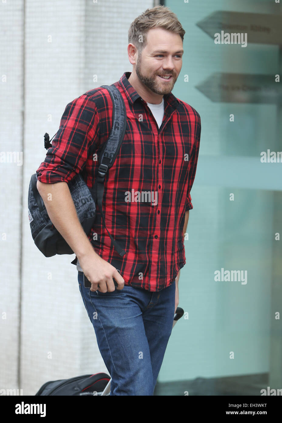 Brian McFadden outside ITV Studios Featuring: Brian McFadden Where ...