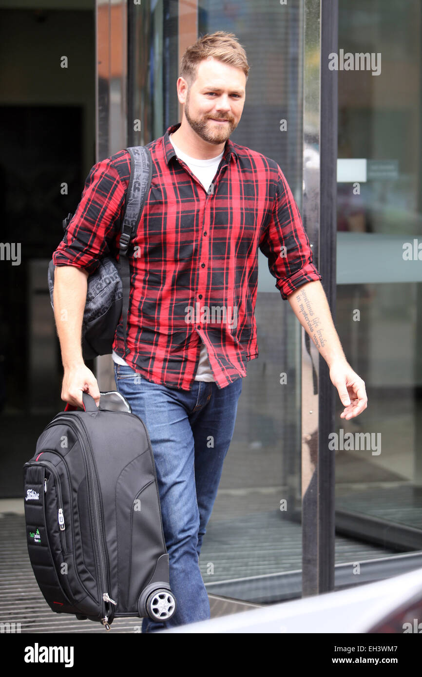 Brian McFadden outside ITV Studios Featuring: Brian McFadden Where