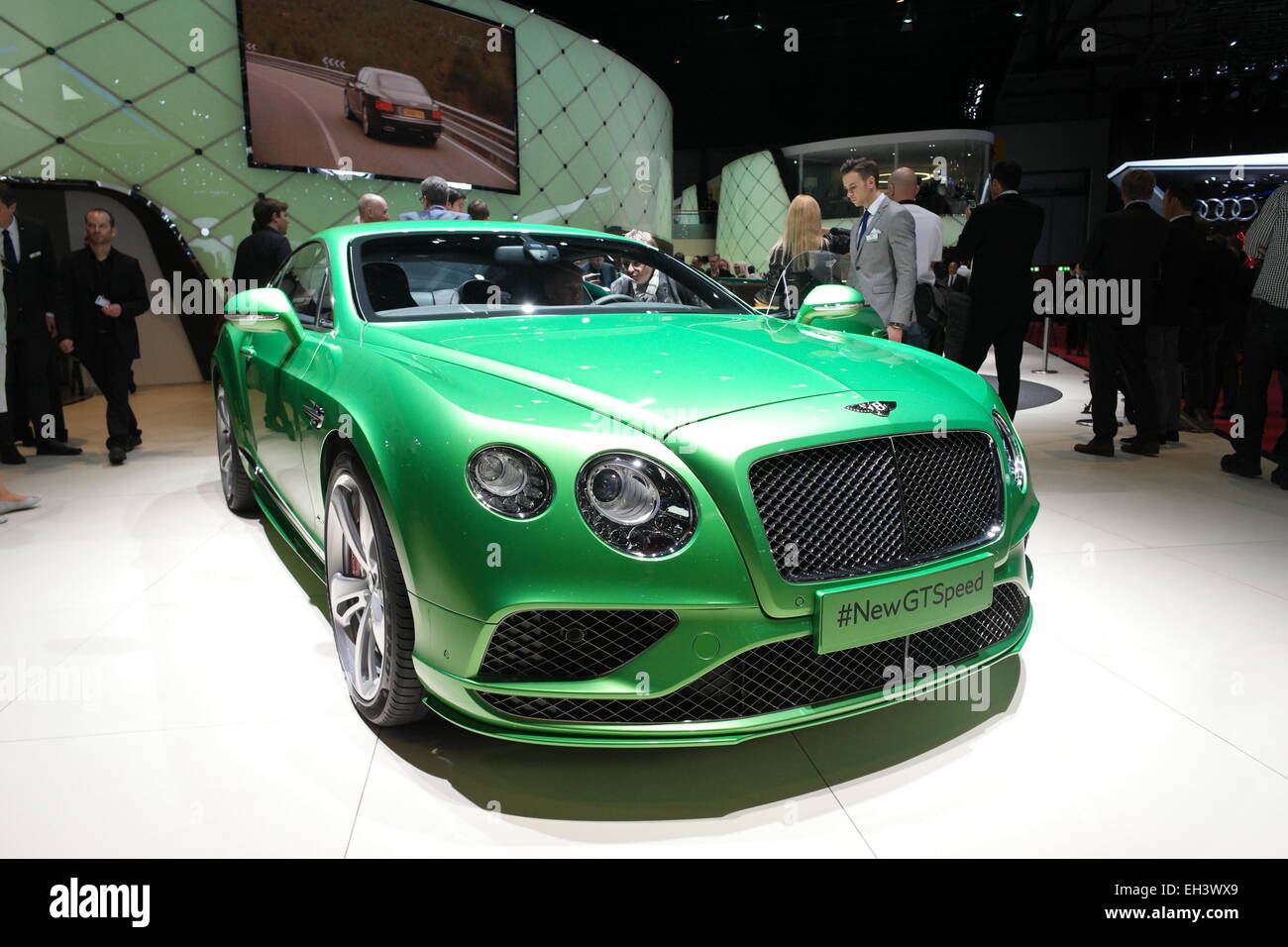 Geneva, Switzerland. 03rd Mar, 2015. The new Bentley GT Speed is on ...