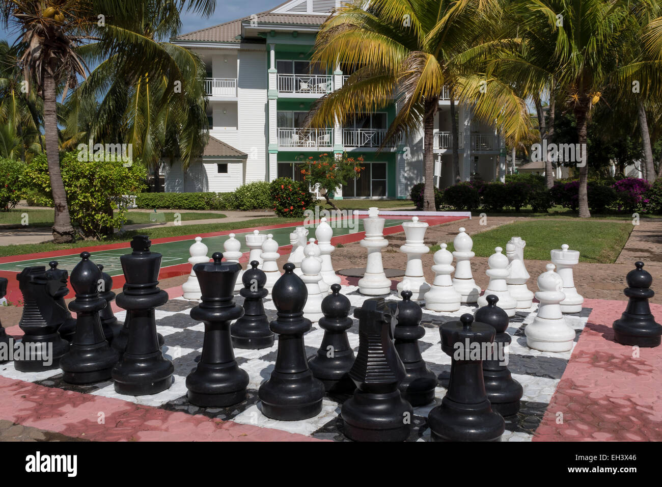 Quintessence Hotel Anguilla - Our giant chess board is a favorite amongst  guest. The easy to move pieces allow for strategic thinking and a way to  disconnect from the digital World with