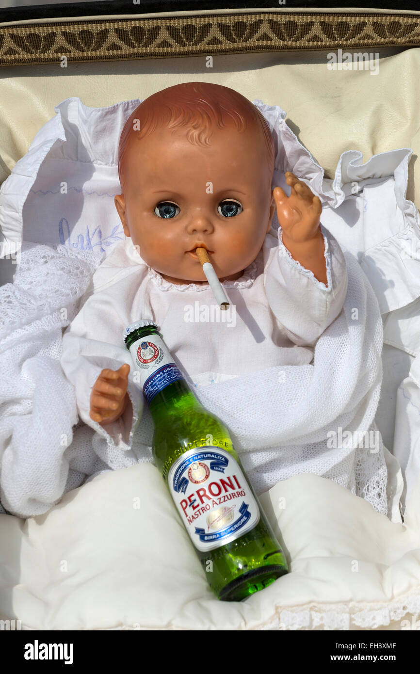 baby doll that drinks bottle