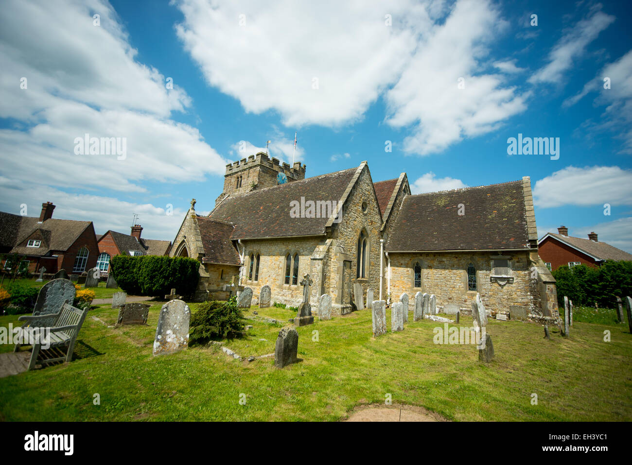The East Hoathly Parish church in East Hoathly, Sussex, UK Stock Photo
