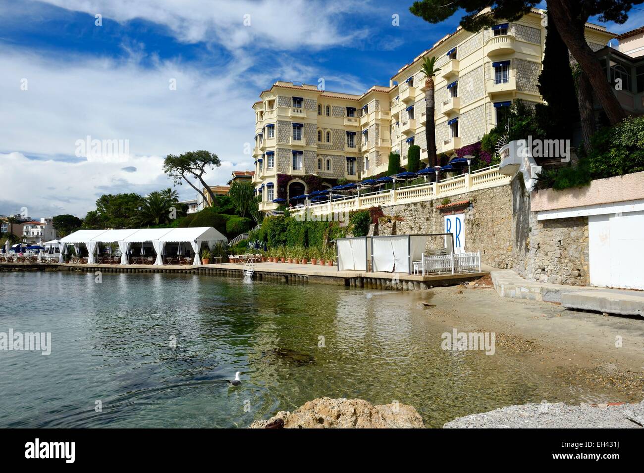 France, Alpes Maritimes, Antibes, Juan les Pins, Belle Rives hotel Stock  Photo - Alamy