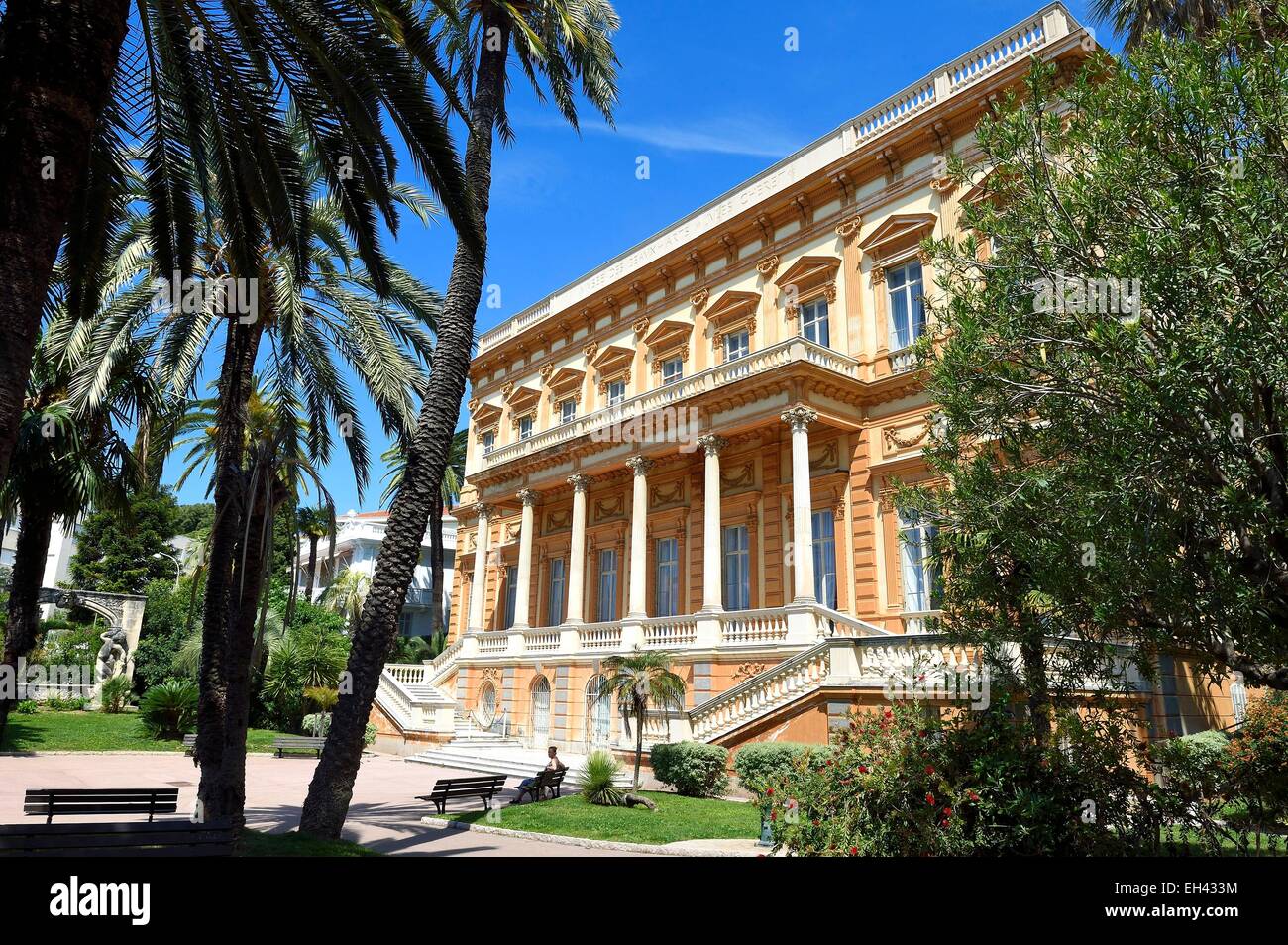France, Alpes Maritimes, Nice, Museum of Fine Arts former palace of Princess Kotschoubey Stock Photo