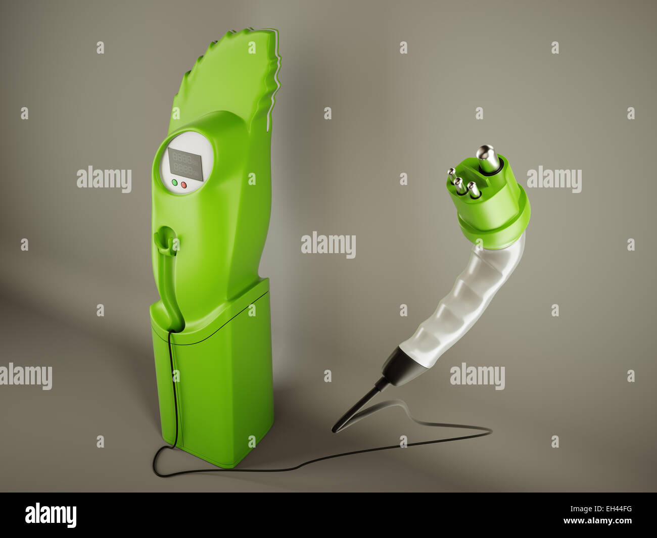 Hybrid and electric cars charging station for vehicle Stock Photo Alamy
