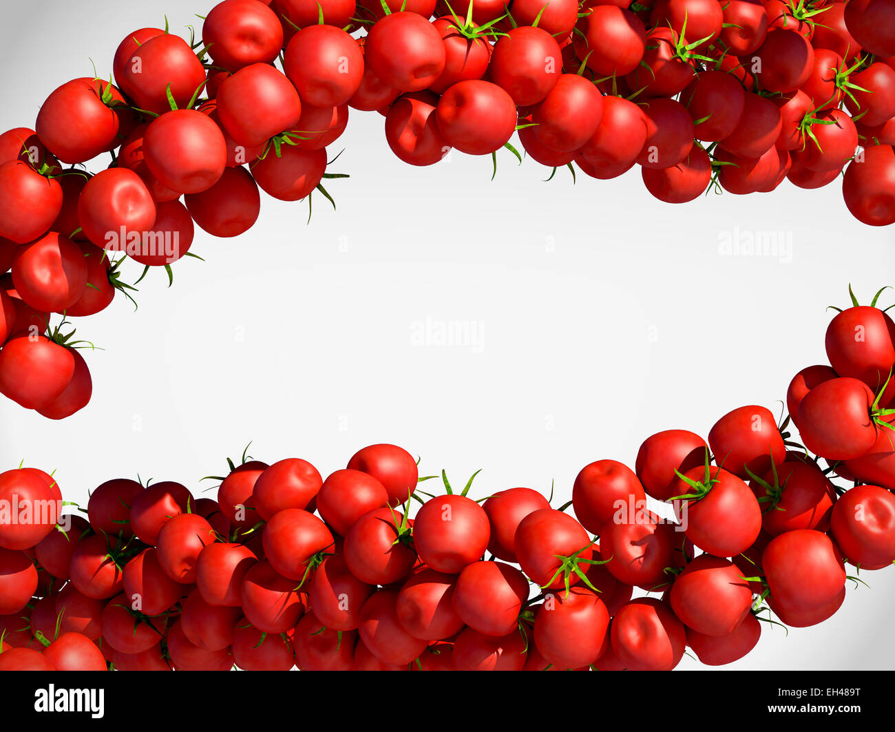 Tasty Tomatoes Cherry flows over grey background Stock Photo - Alamy