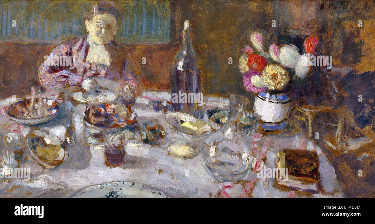 Édouard Vuillard  Luncheon Stock Photo