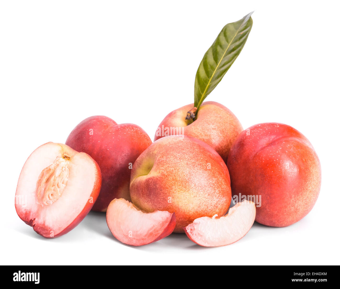 Ripe peach Stock Photo - Alamy