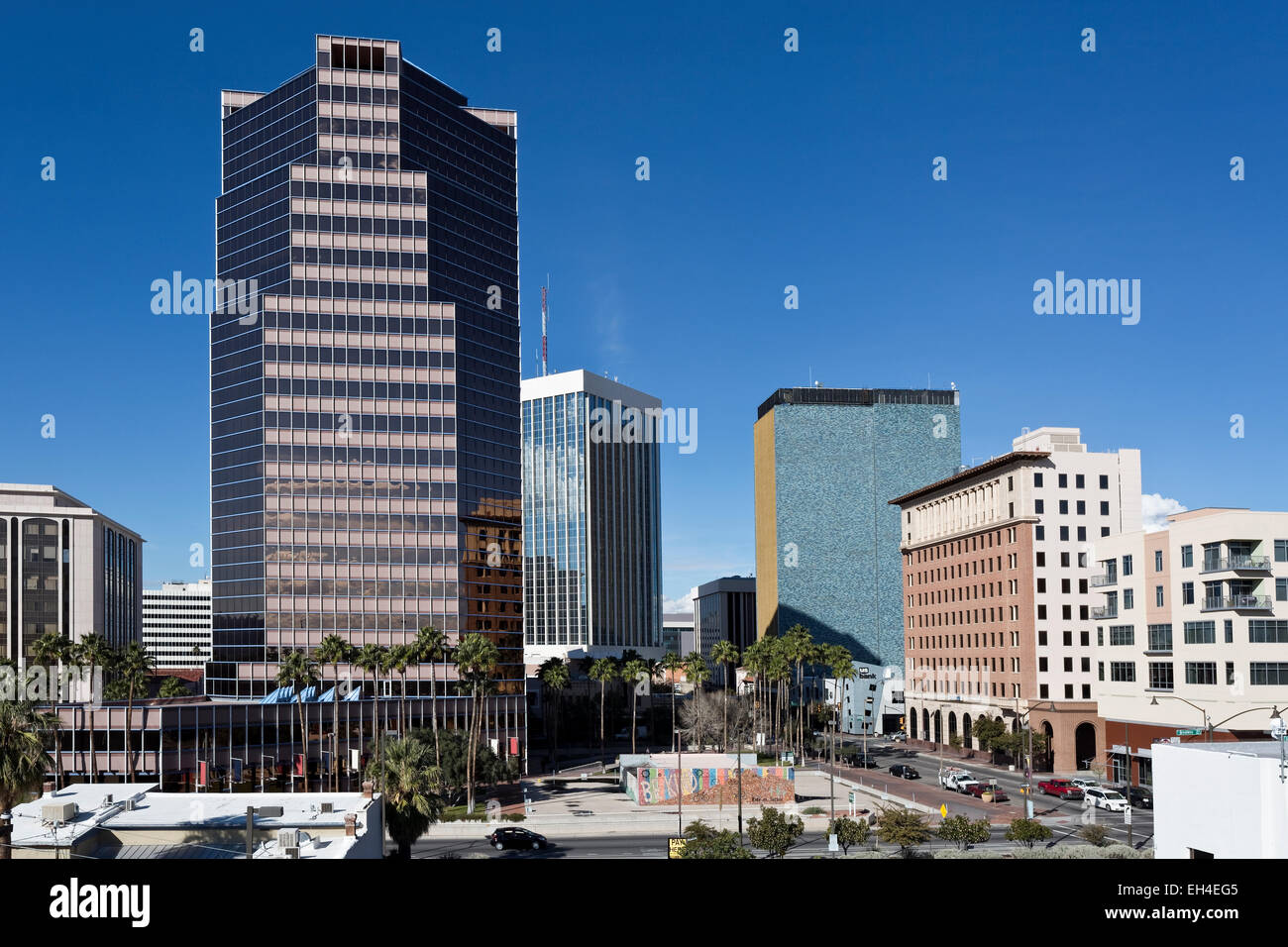 Downtown Tucson, Arizona Stock Photo