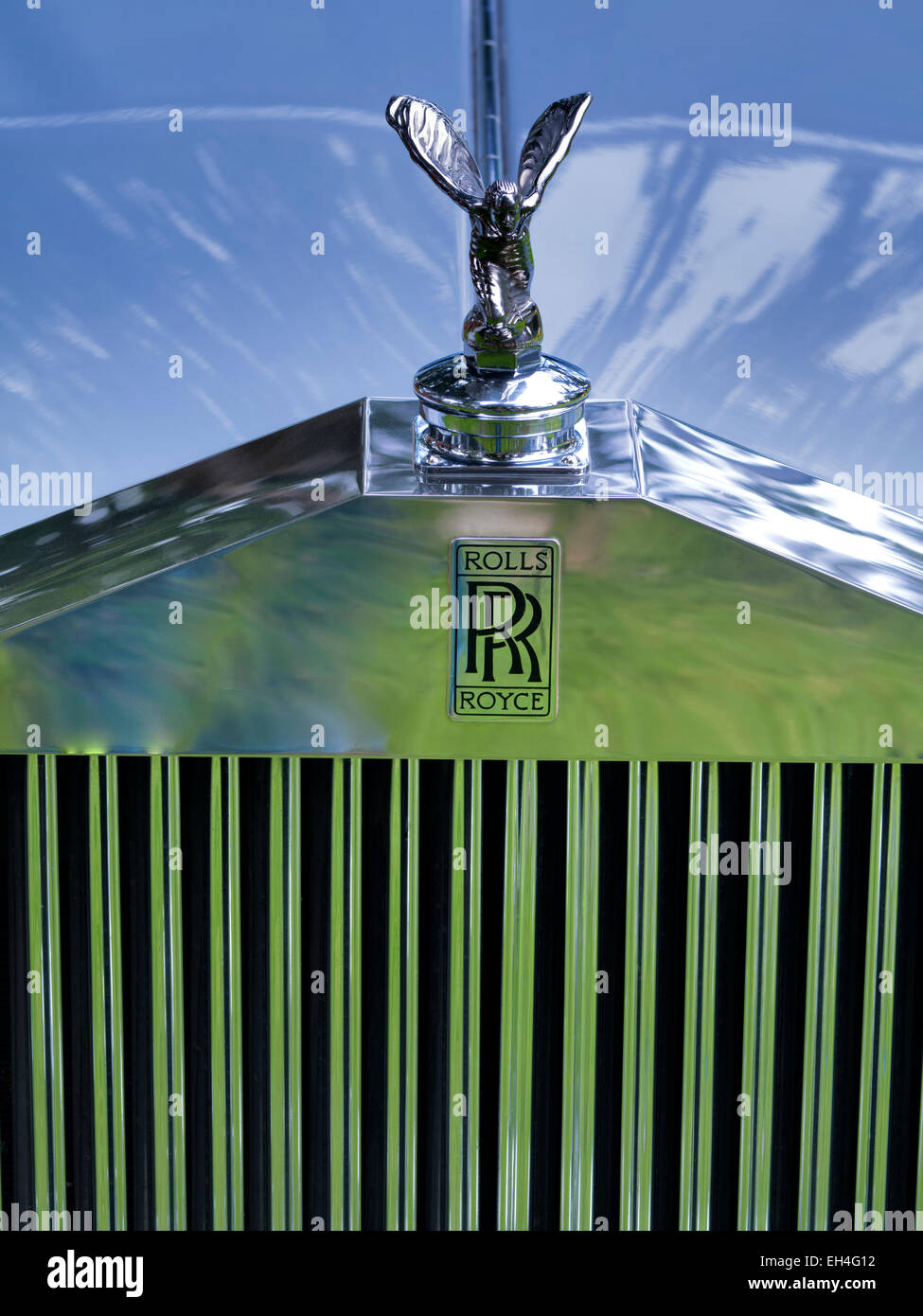 Front grill of RR Rolls Royce. Oregon Stock Photo