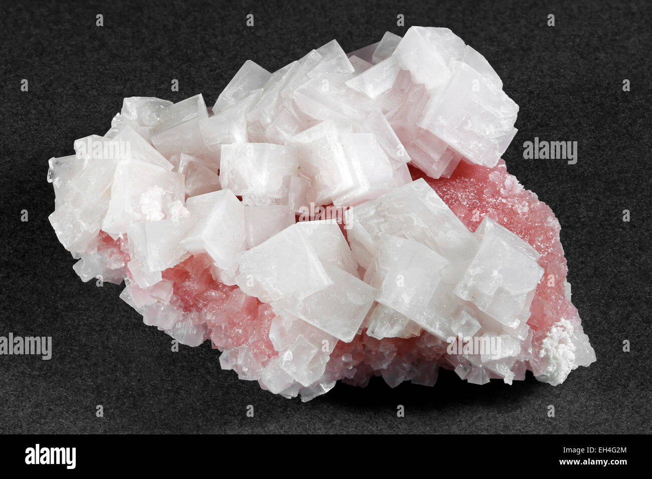 Halite crystals Stock Photo