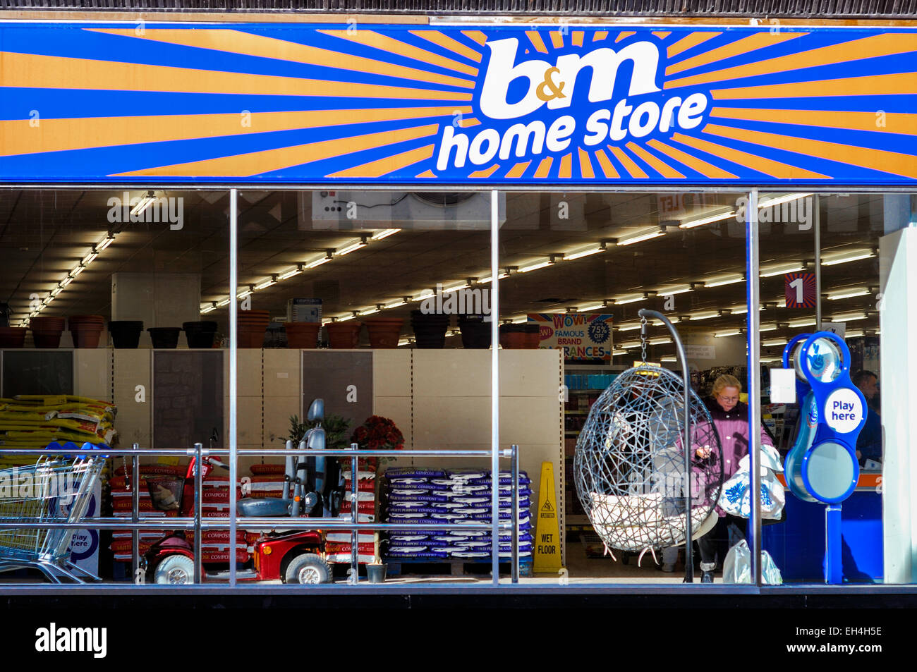 B&M Homestore Mansfield UK Stock Photo Alamy