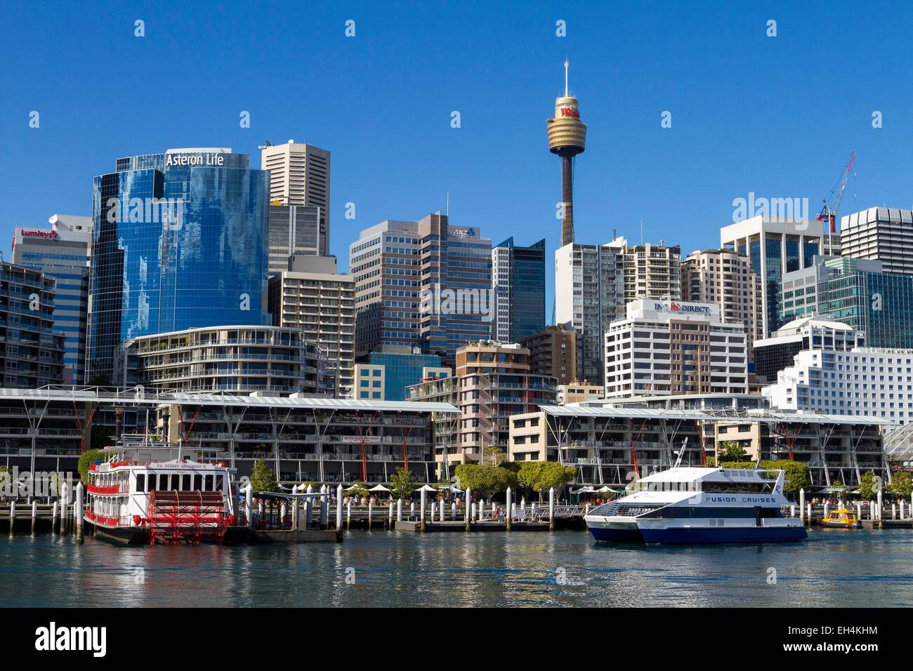Australia, New South Wales, Sydney, Darling Harbour district Stock Photo