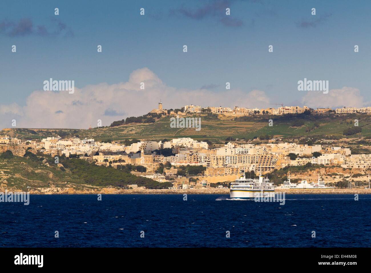 Malta, Gozo Island, Mgarr Stock Photo