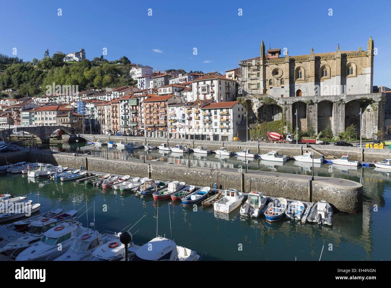Spain, Vizcaya Province, Basque Country, Ondarroa Stock Photo