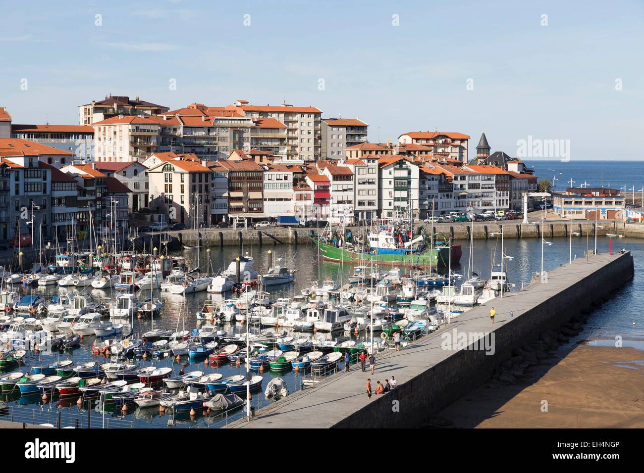 Spain, Vizcaya Province, Basque Country, Lekeitio Stock Photo