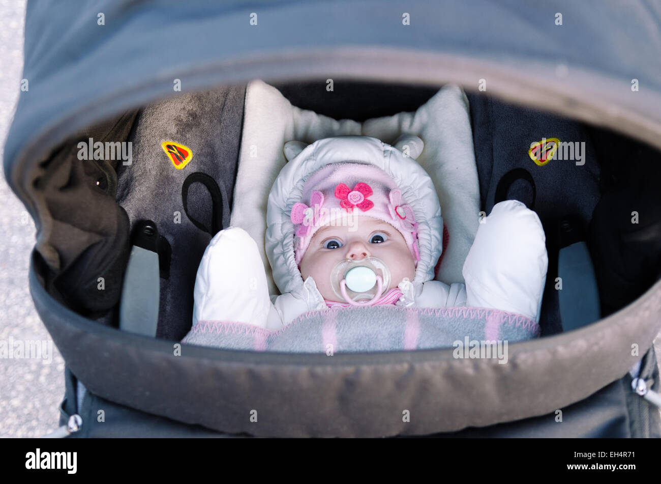 Small Baby In Pram High Resolution Stock Photography And Images Alamy