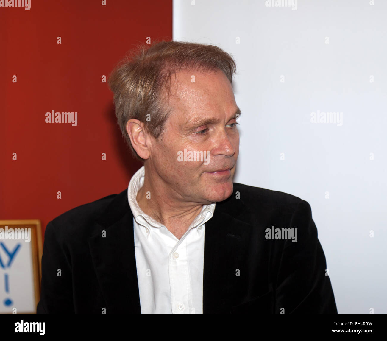 Actor Richard Gibson,  at Flat Planet, during an evening dedicated to his acting career hosted by the Misty Moon Film Society Stock Photo