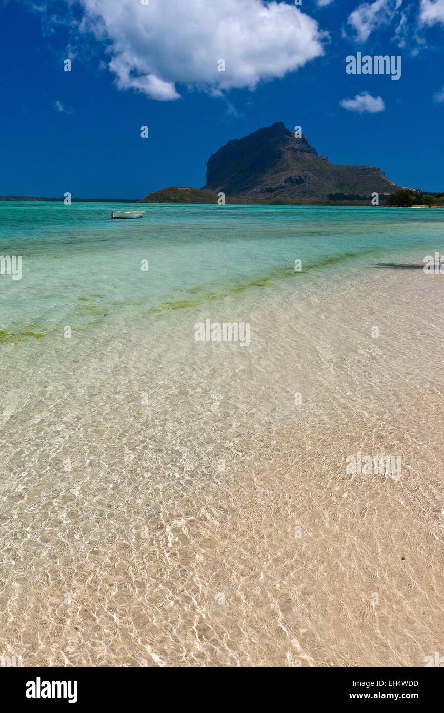 Mauritius, South West Coast, Black River District, Prairie Beach and Morne Brabant listed as World Heritage by UNESCO Stock Photo