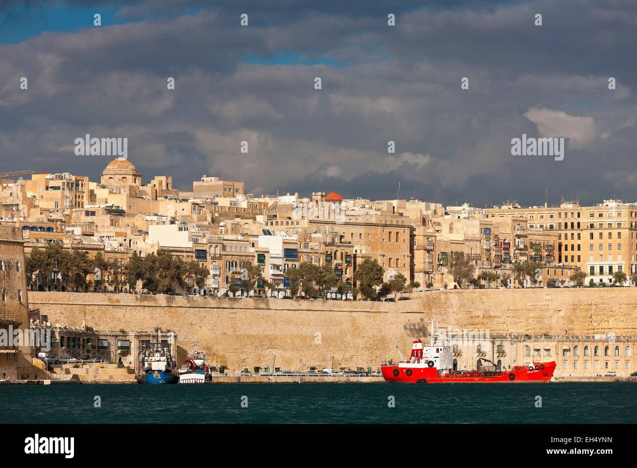 Malta, La Valletta, listed as World Heritage by UNESCO Stock Photo