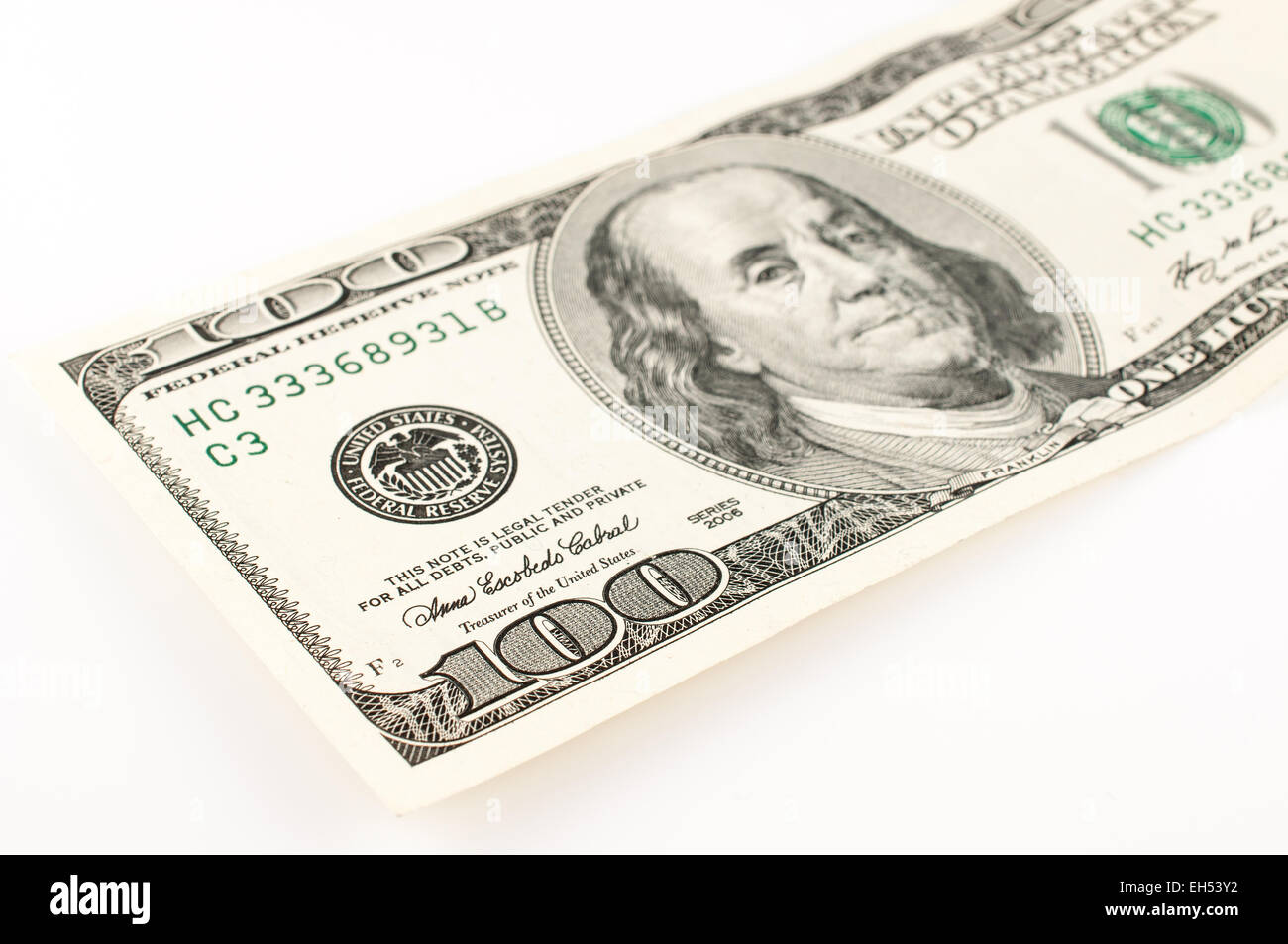 100 dollar bill hi-res stock photography and images - Alamy