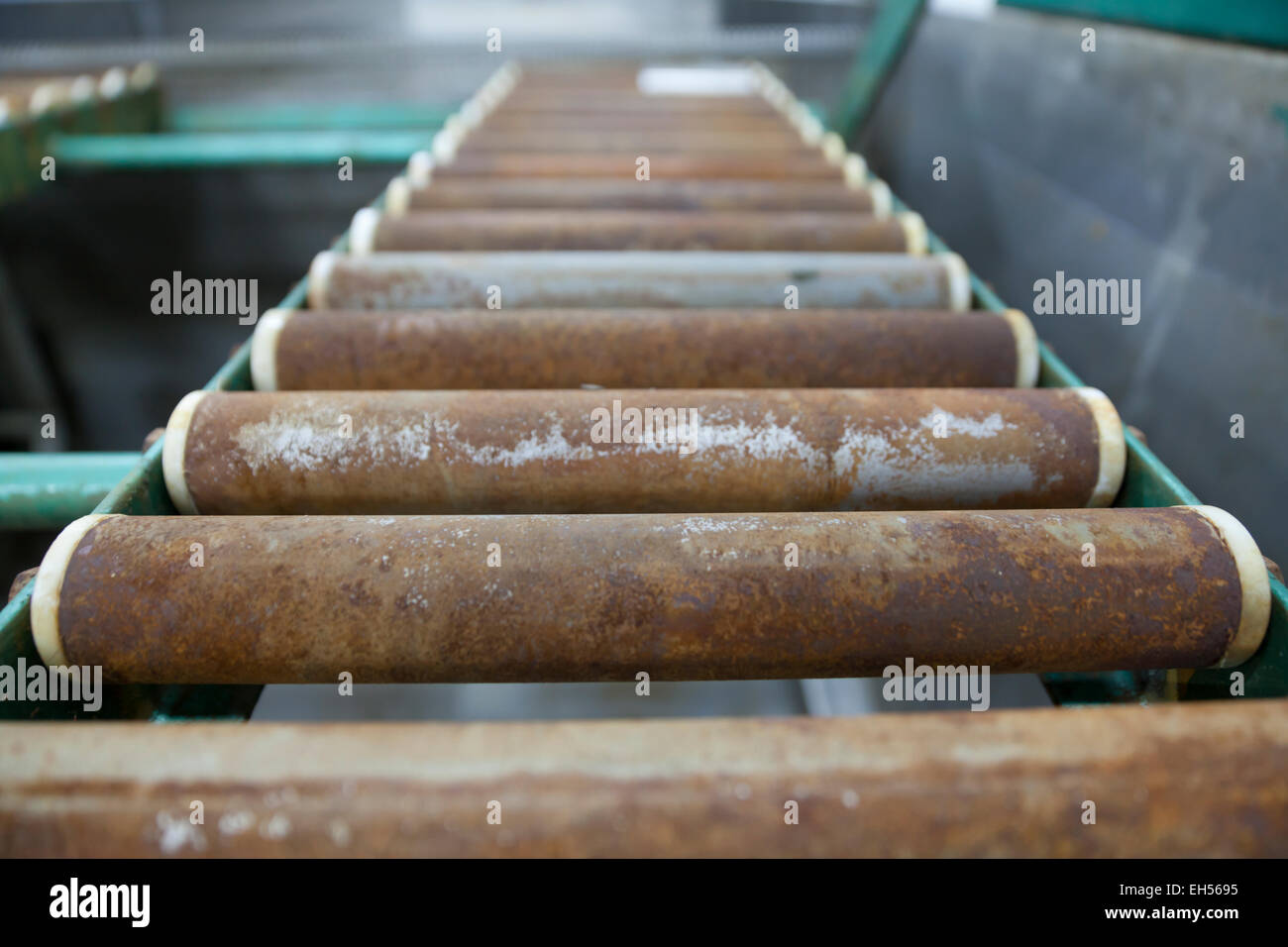 old rusty pipes close up Stock Photo