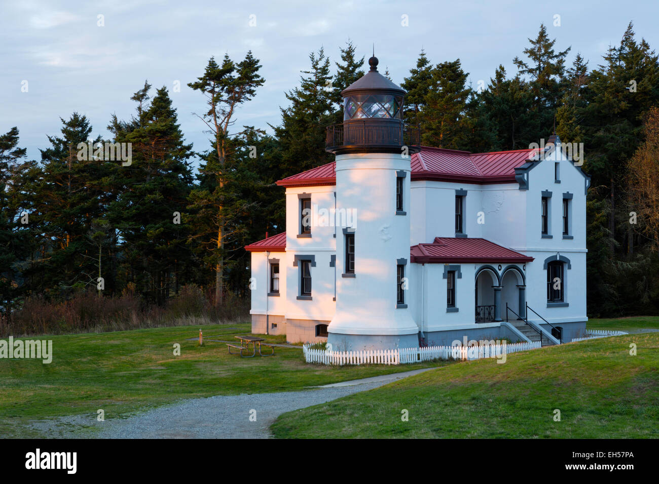 Admiralty Head Lighthouse, Whidbey Island, Washington, Fall, Fort Casey