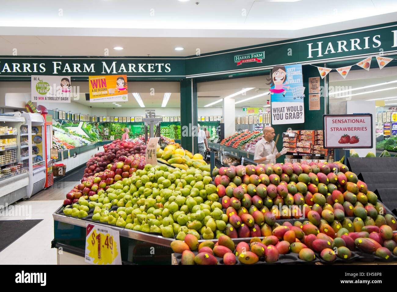 Harris farm markets supermarket store in pittwater mall in mona vale,sydney,australia Stock Photo