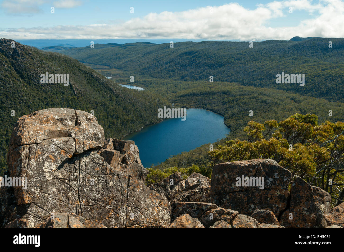 Lake Seal, Mt Field NP, Tasmania, Australia Stock Photo