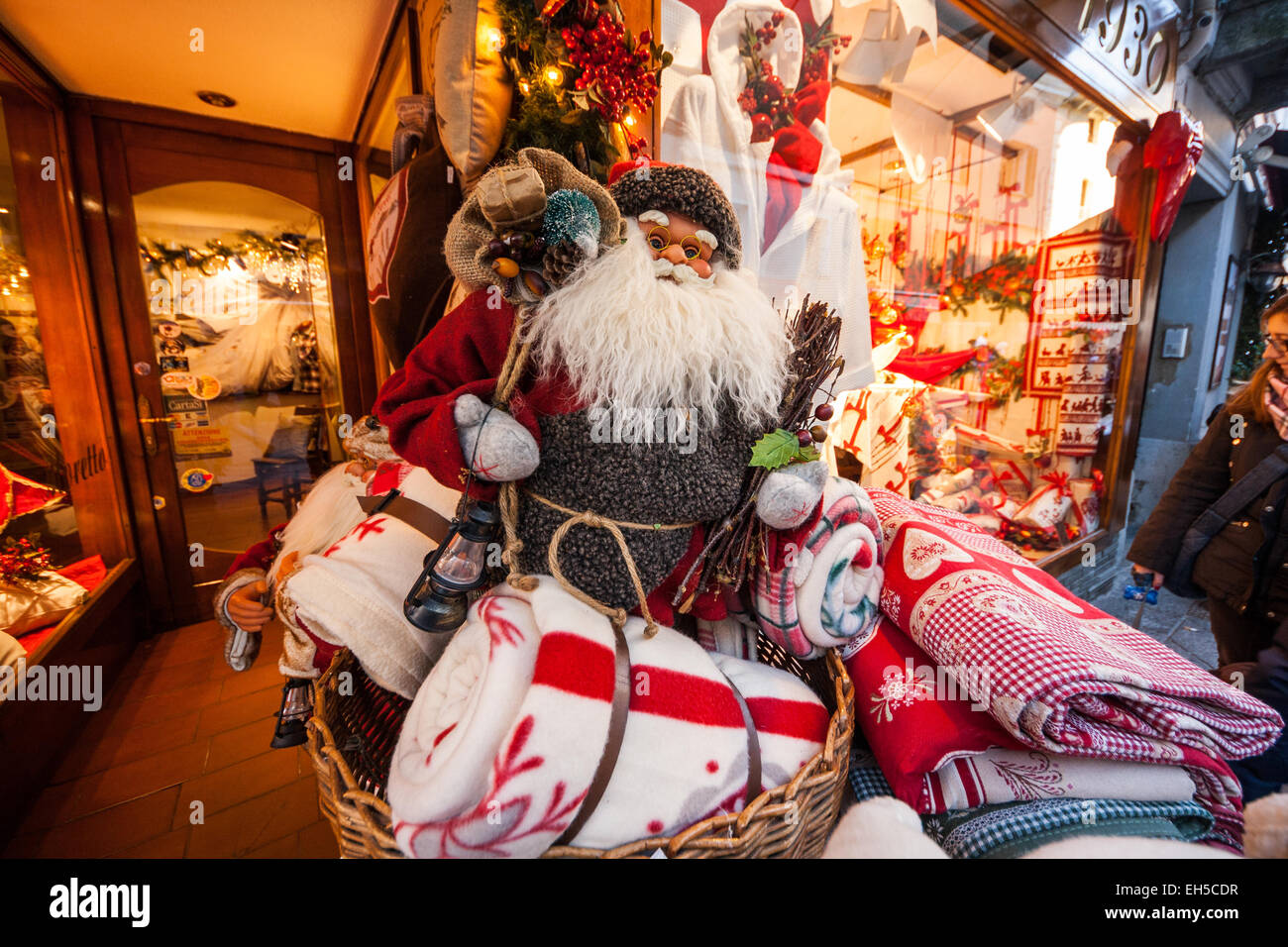 Christmas Market, Aosta, Valle d'Aosta, Italy Stock Photo Alamy