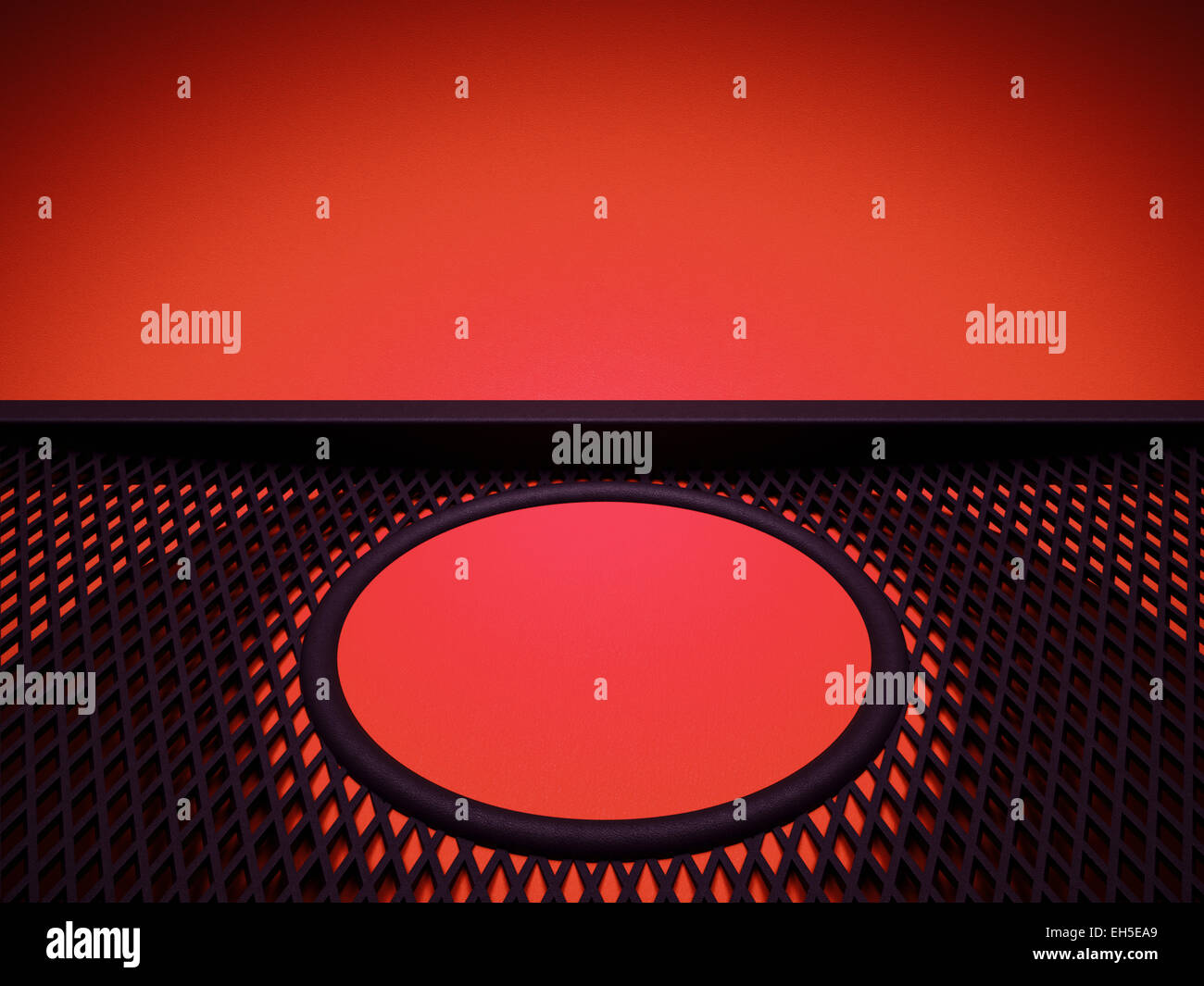 Meshy pattern and circle over red leather background. Large resolution ...