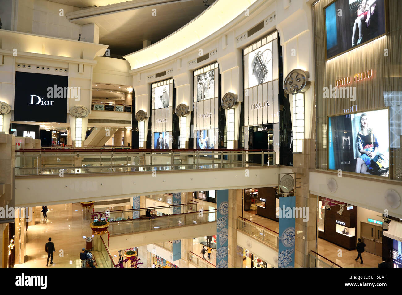 Prada and Dior shops in the Taipei 101 shopping centre mall, Taipei, Taiwan  Stock Photo - Alamy