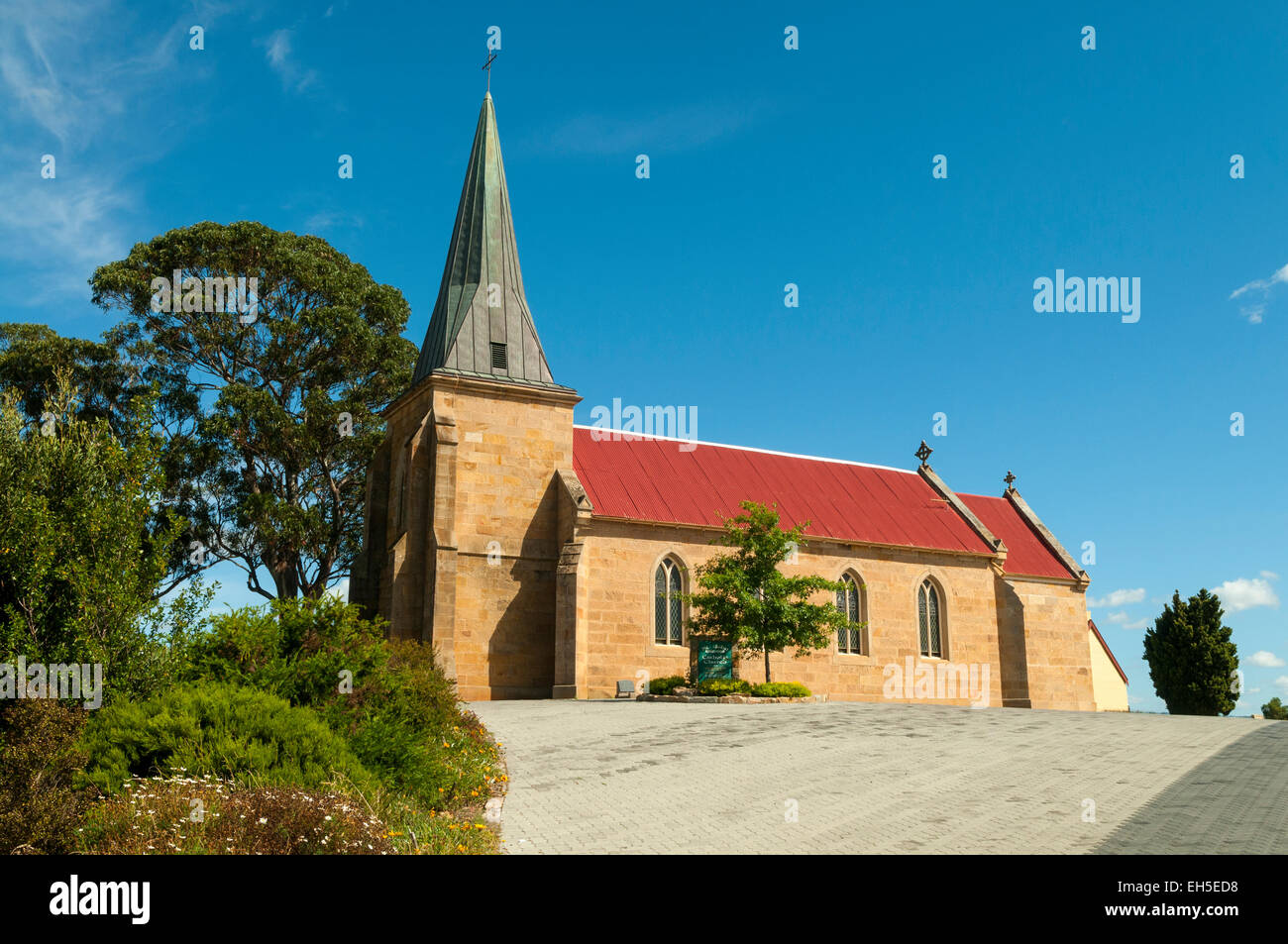 St John's Church, Richmond, Tasmania, Australia Stock Photo