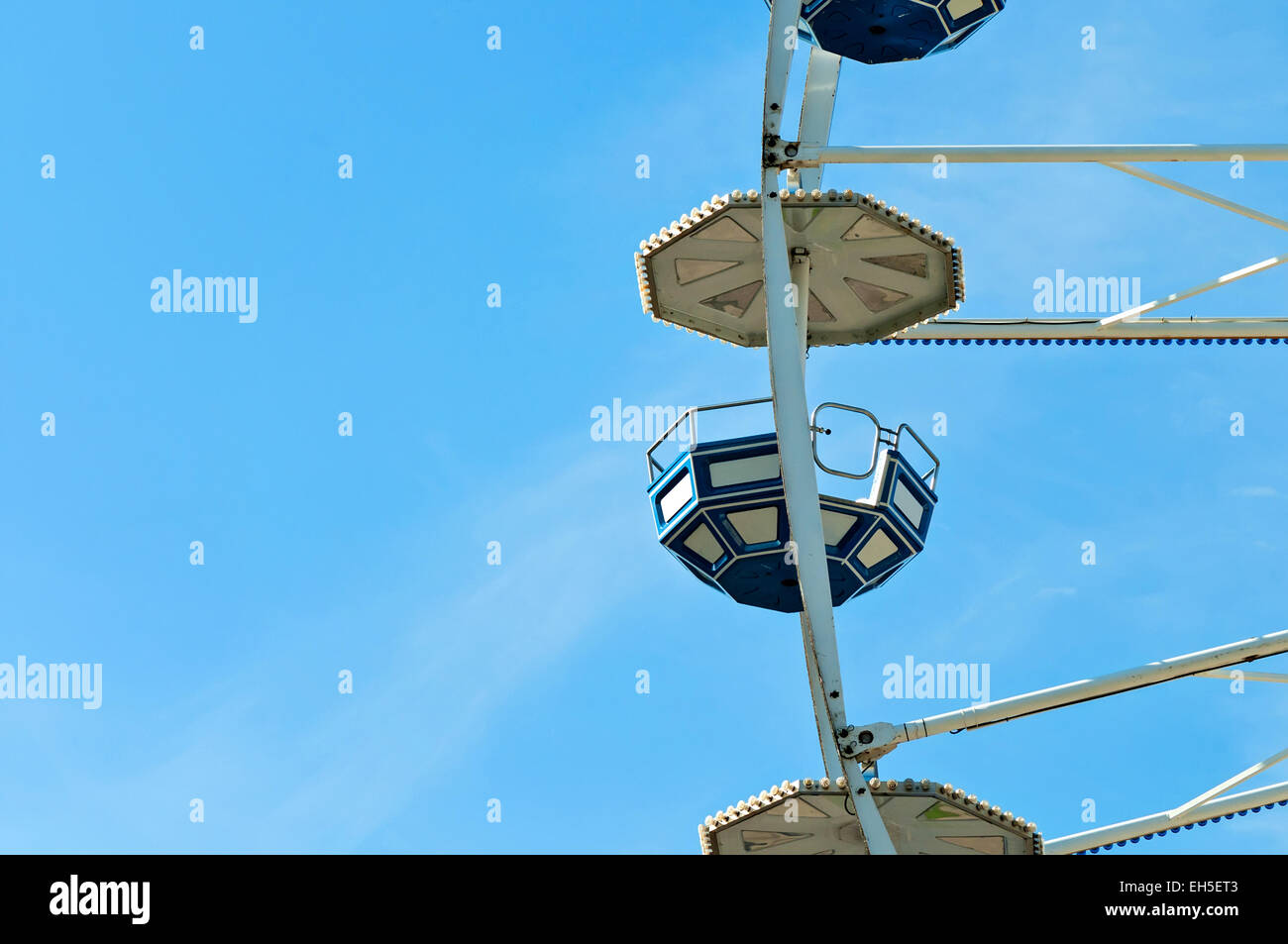 Part of ferris wheel Stock Photo Alamy
