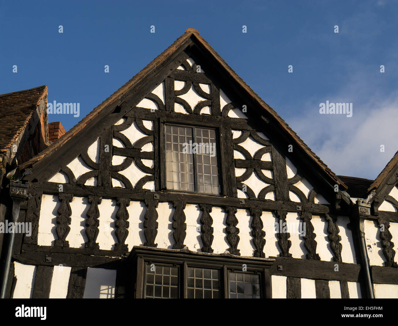 A timber-framed building in the Frankwell district of Shrewsbury ...