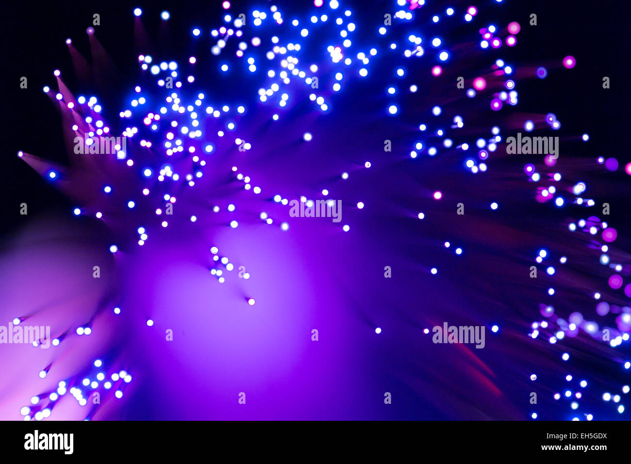Glowing fiber wires hi-res stock photography and images - Alamy