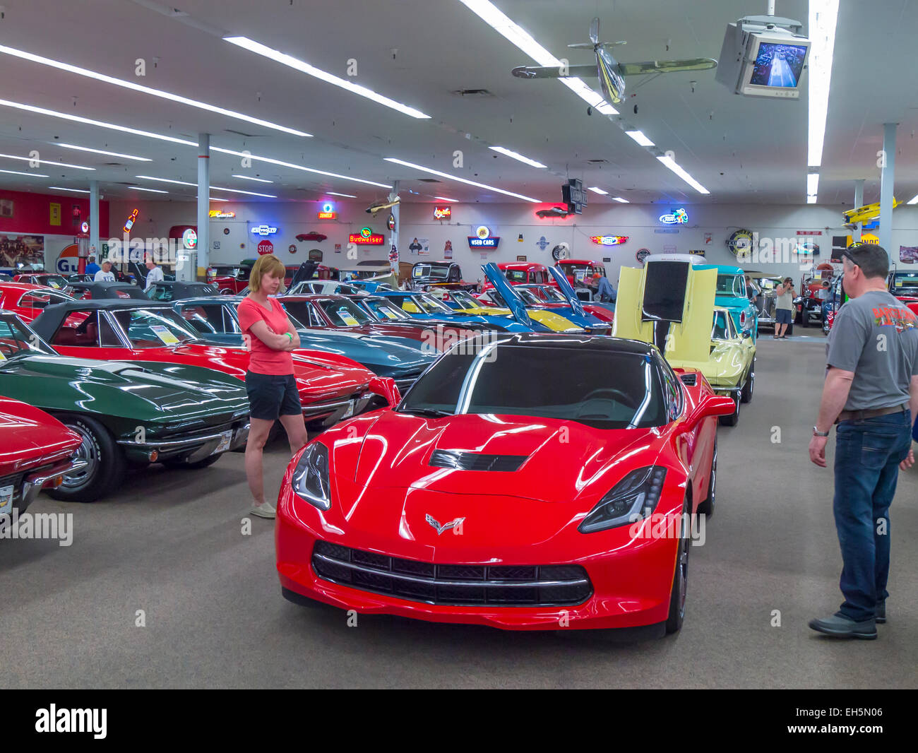 Rick Treworgy's Muscle Car City auto museum in Punta Gorda Florida Stock Photo