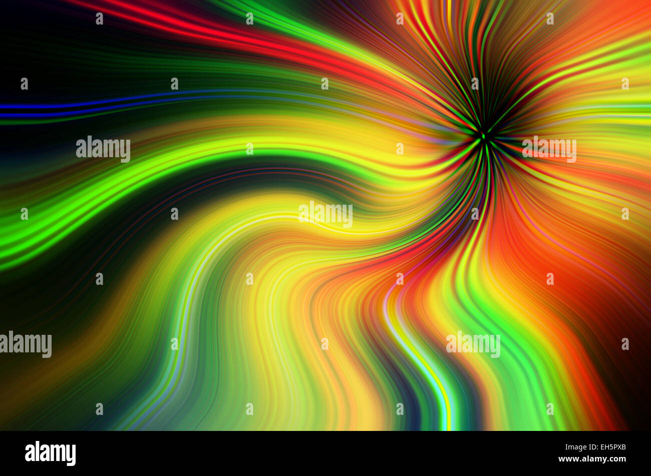 abstract red and green color background with motion blur Stock Photo