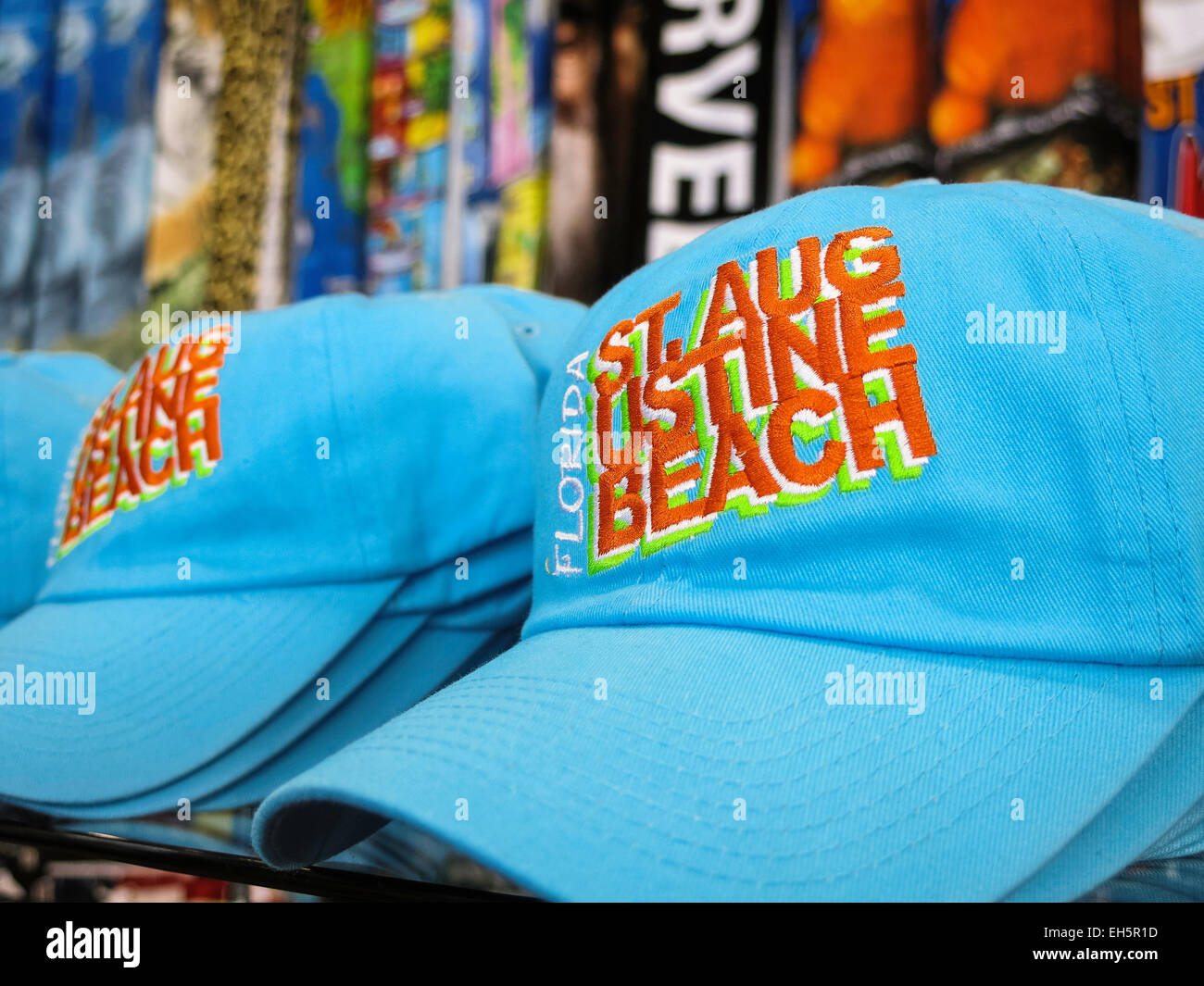 Souvenir Shop in St. Augustine Beach, Florida, USA Stock Photo Alamy