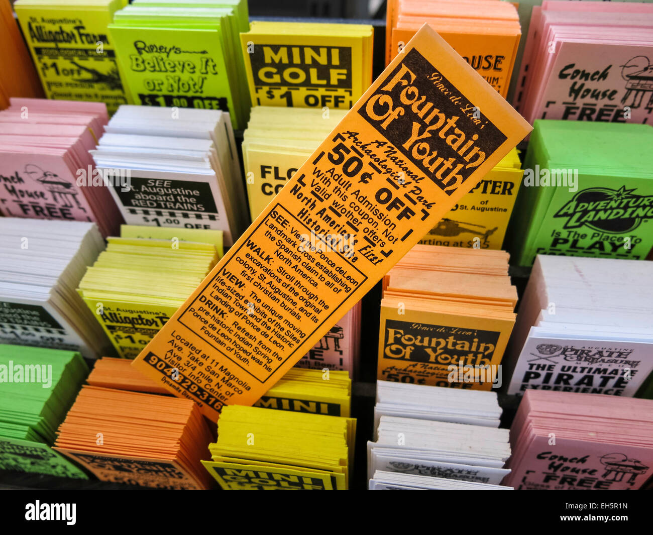 Souvenir Shop in St. Augustine Beach, Florida, USA Stock Photo Alamy
