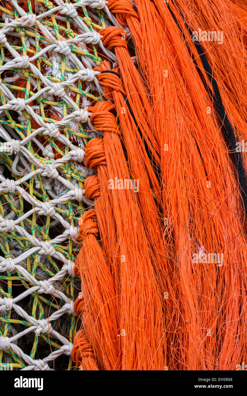 Fishing Nets with knots Stock Photo Alamy